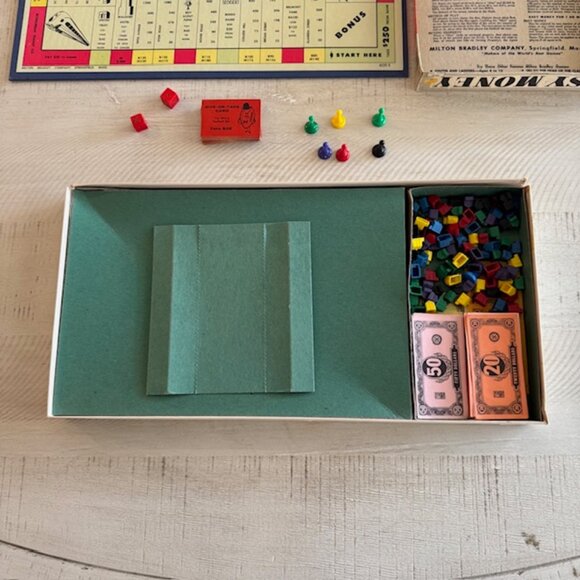 Vintage, Rare 1956 Milton Bradley Easy Money #4620 - Picture 8 of 11